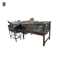 Industry top continued air fruit and vegetable polish washing line cleaning machine for blueberry apricot